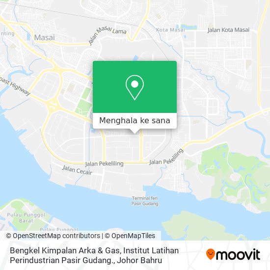 Peta Bengkel Kimpalan Arka & Gas, Institut Latihan Perindustrian Pasir Gudang.