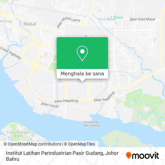 Peta Institut Latihan Perindustrian Pasir Gudang