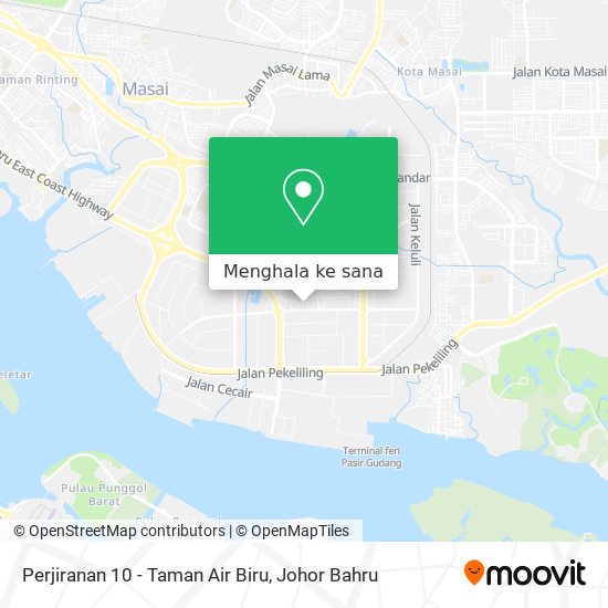 Peta Perjiranan 10 - Taman Air Biru