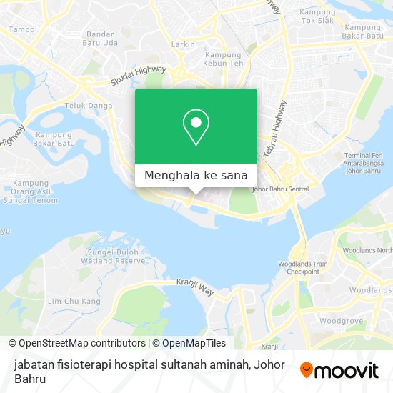 Peta jabatan fisioterapi hospital sultanah aminah