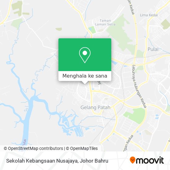 Peta Sekolah Kebangsaan Nusajaya