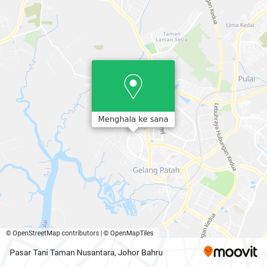 Peta Pasar Tani Taman Nusantara