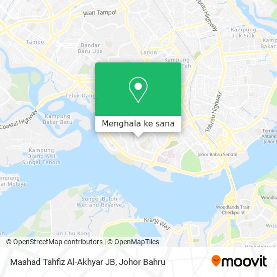 Peta Maahad Tahfiz Al-Akhyar JB
