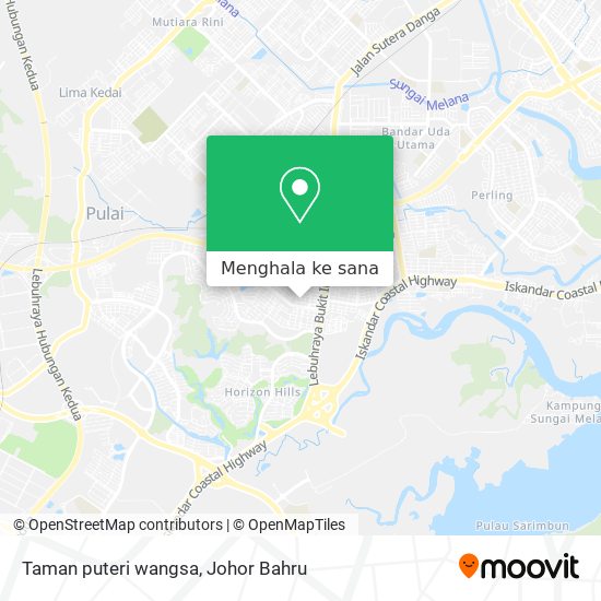 Peta Taman puteri wangsa