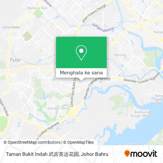 Peta Taman Bukit Indah 武吉英达花园