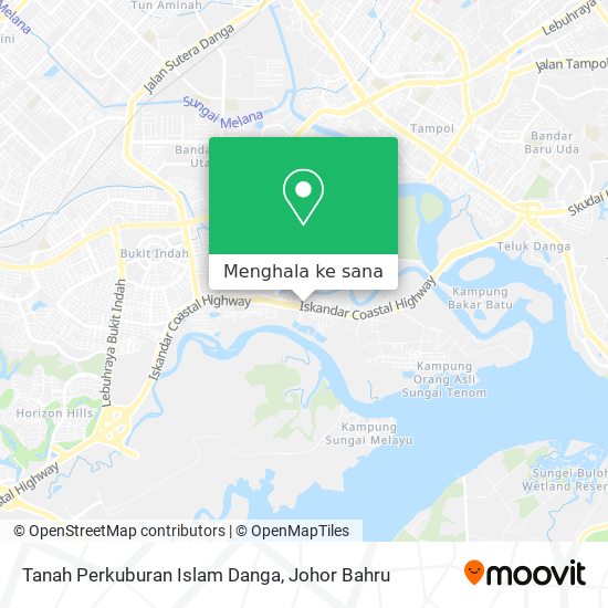 Peta Tanah Perkuburan Islam Danga