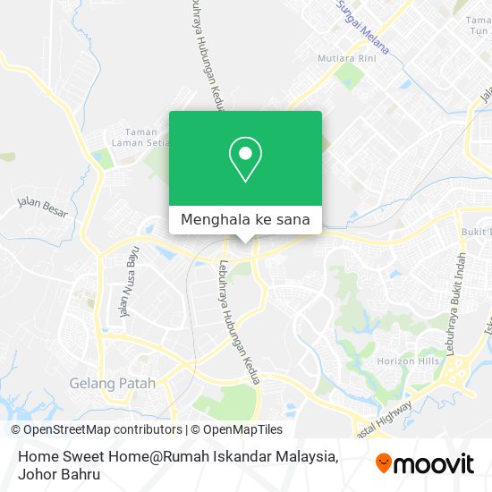 Peta Home Sweet Home@Rumah Iskandar Malaysia