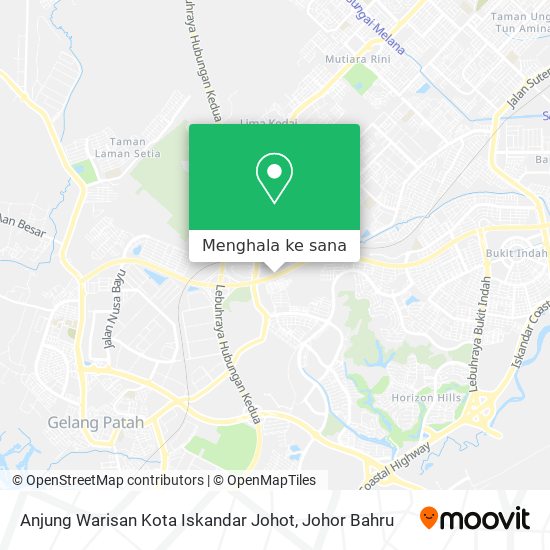 Peta Anjung Warisan  Kota Iskandar Johot