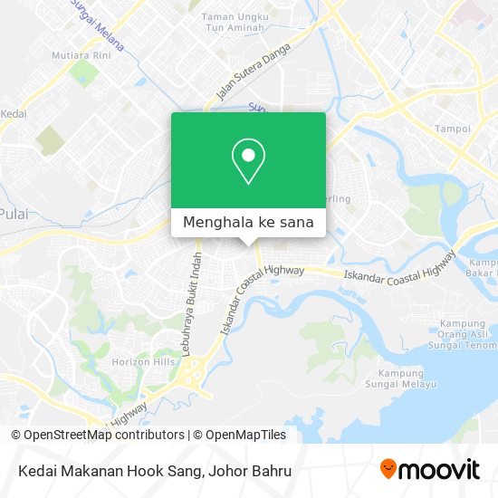 Peta Kedai Makanan Hook Sang
