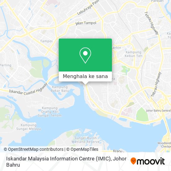 Peta Iskandar Malaysia Information Centre (IMIC)