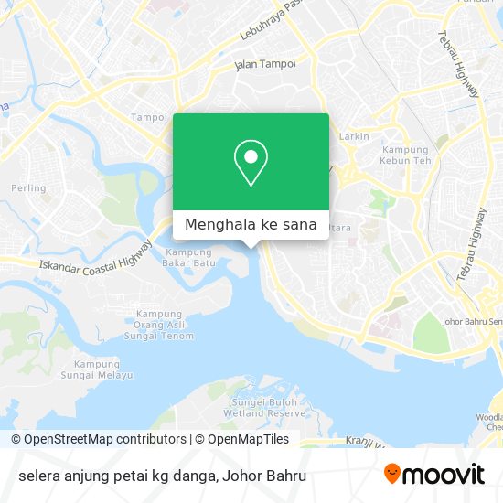 Peta selera anjung petai kg danga
