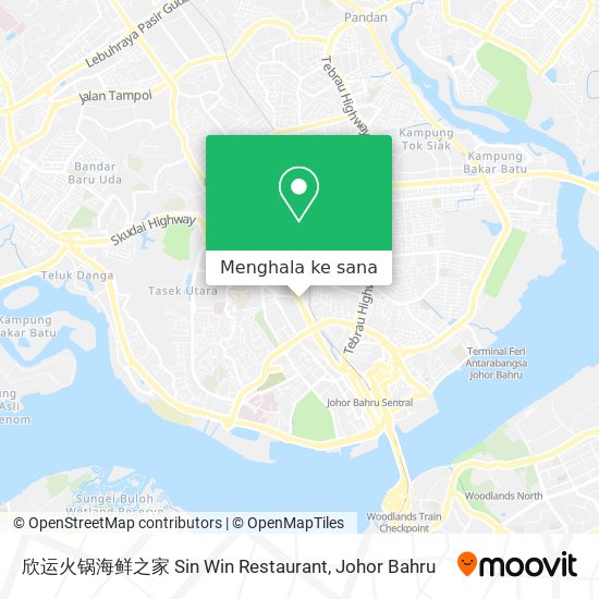Peta 欣运火锅海鲜之家 Sin Win Restaurant