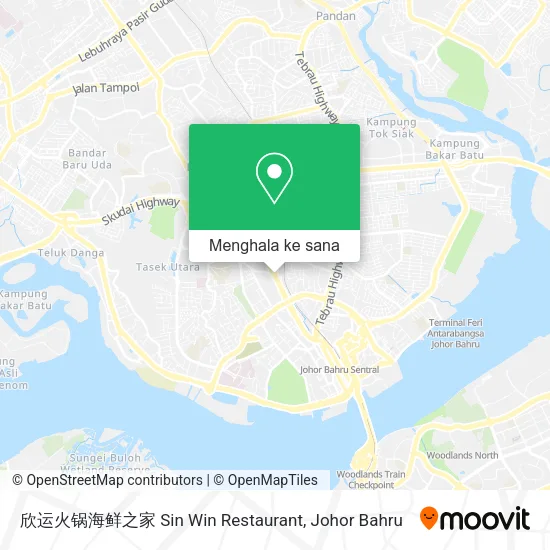 Peta 欣运火锅海鲜之家 Sin Win Restaurant