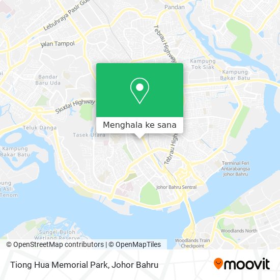 Peta Tiong Hua Memorial Park