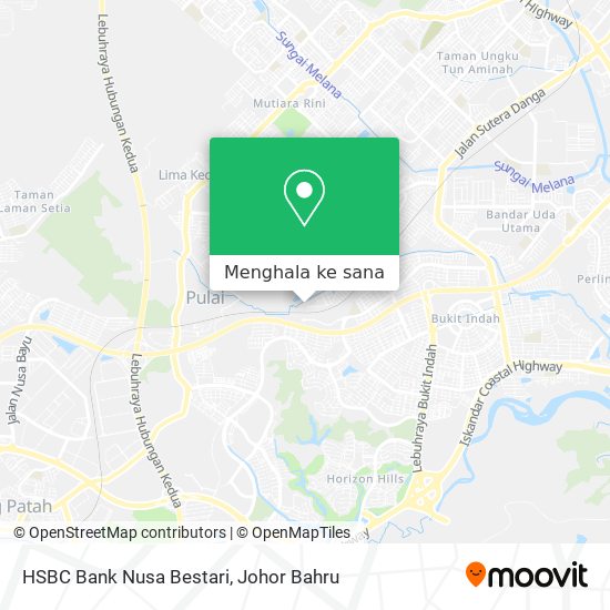 Peta HSBC Bank Nusa Bestari