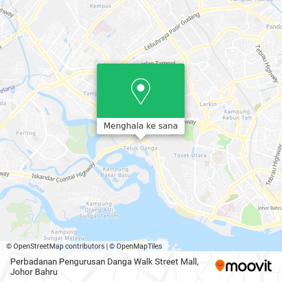 Peta Perbadanan Pengurusan Danga Walk Street Mall