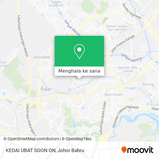 Peta KEDAI UBAT SOON ON