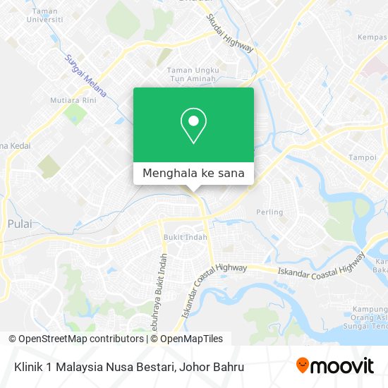 Peta Klinik 1 Malaysia Nusa Bestari