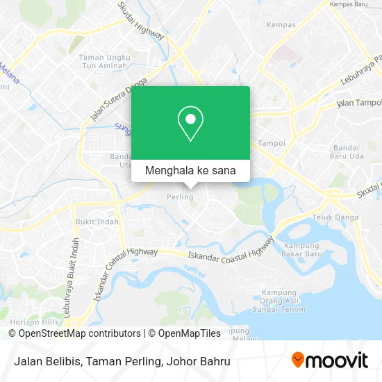 Peta Jalan Belibis, Taman Perling