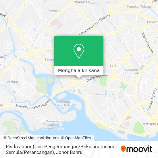 Peta Risda Johor (Unit Pengembangan / Bekalan / Tanam Semula / Perancangan)