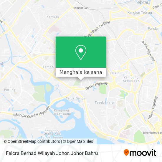 Peta Felcra Berhad Wilayah Johor