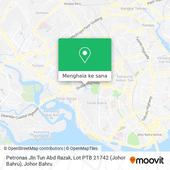 Peta Petronas Jln Tun Abd Razak, Lot PTB 21742 (Johor Bahru)