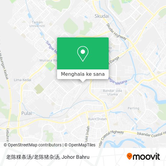Peta 老陈粿条汤/老陈猪杂汤