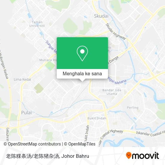 Peta 老陈粿条汤/老陈猪杂汤