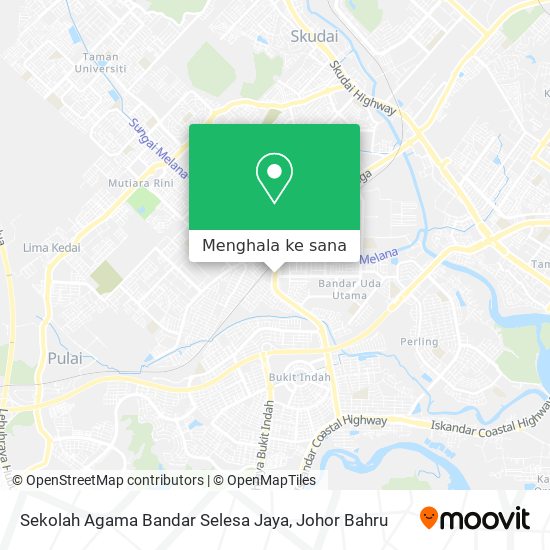 Peta Sekolah Agama Bandar Selesa Jaya