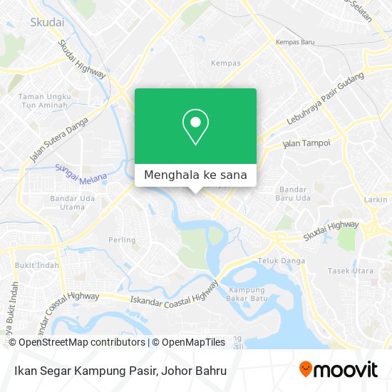 Peta Ikan Segar Kampung Pasir