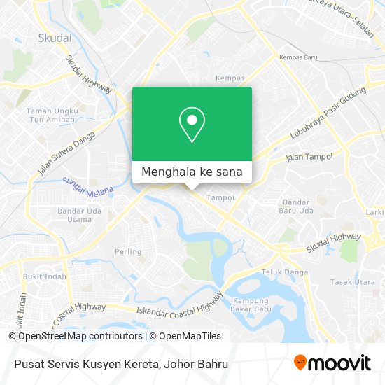 Peta Pusat Servis Kusyen Kereta