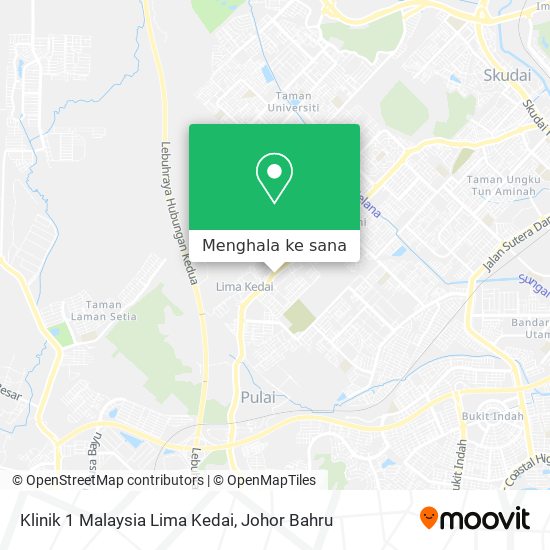 Peta Klinik 1 Malaysia Lima Kedai