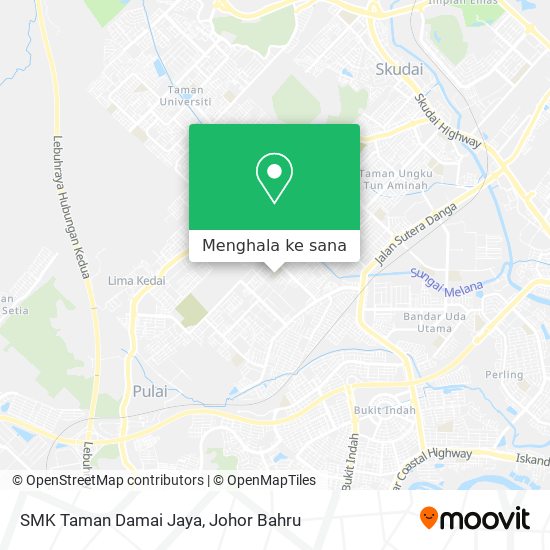Peta SMK Taman Damai Jaya