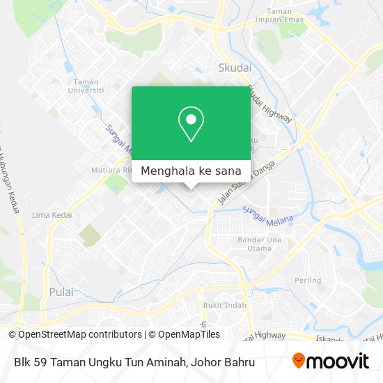Peta Blk 59 Taman Ungku Tun Aminah