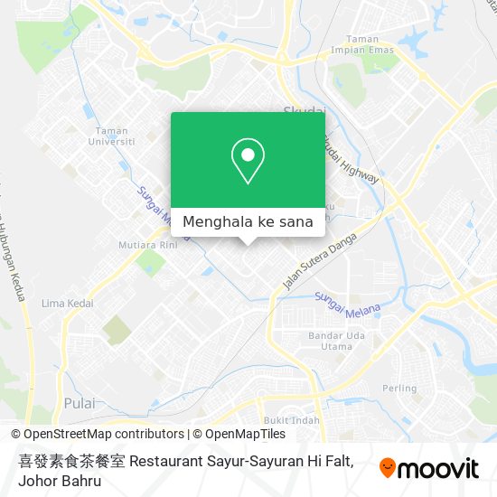 Peta 喜發素食茶餐室 Restaurant Sayur-Sayuran Hi Falt