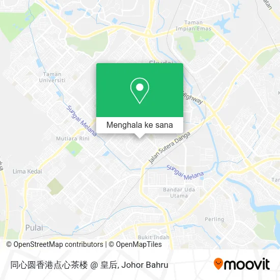Peta 同心圆香港点心茶楼 @ 皇后