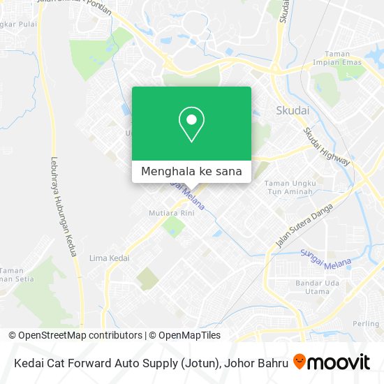 Peta Kedai Cat Forward Auto Supply (Jotun)