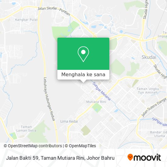 Peta Jalan Bakti 59, Taman Mutiara Rini