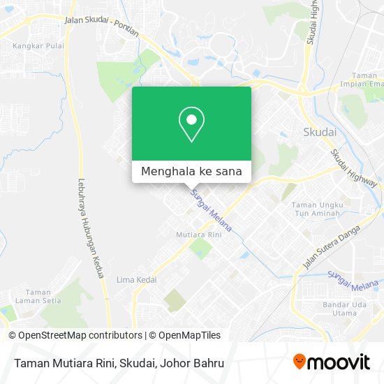 Peta Taman Mutiara Rini, Skudai