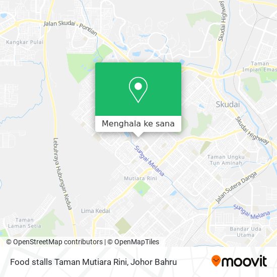 Peta Food stalls Taman Mutiara Rini