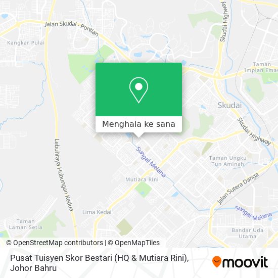 Peta Pusat Tuisyen Skor Bestari (HQ & Mutiara Rini)