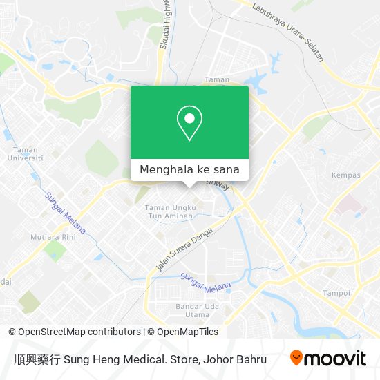 Peta 順興藥行 Sung Heng Medical. Store