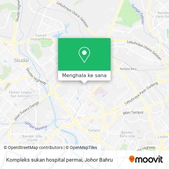 Peta Kompleks sukan hospital permai