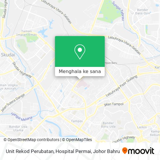 Peta Unit Rekod Perubatan, Hospital Permai