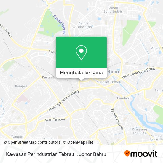 Peta Kawasan Perindustrian Tebrau I