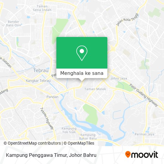 Peta Kampung Penggawa Timur