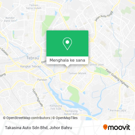 Peta Takasina Auto Sdn Bhd