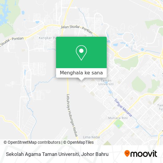 Peta Sekolah Agama Taman Universiti