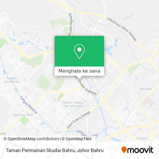 Peta Taman Permainan Skudai Bahru