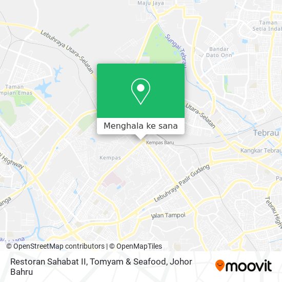 Peta Restoran Sahabat II, Tomyam & Seafood